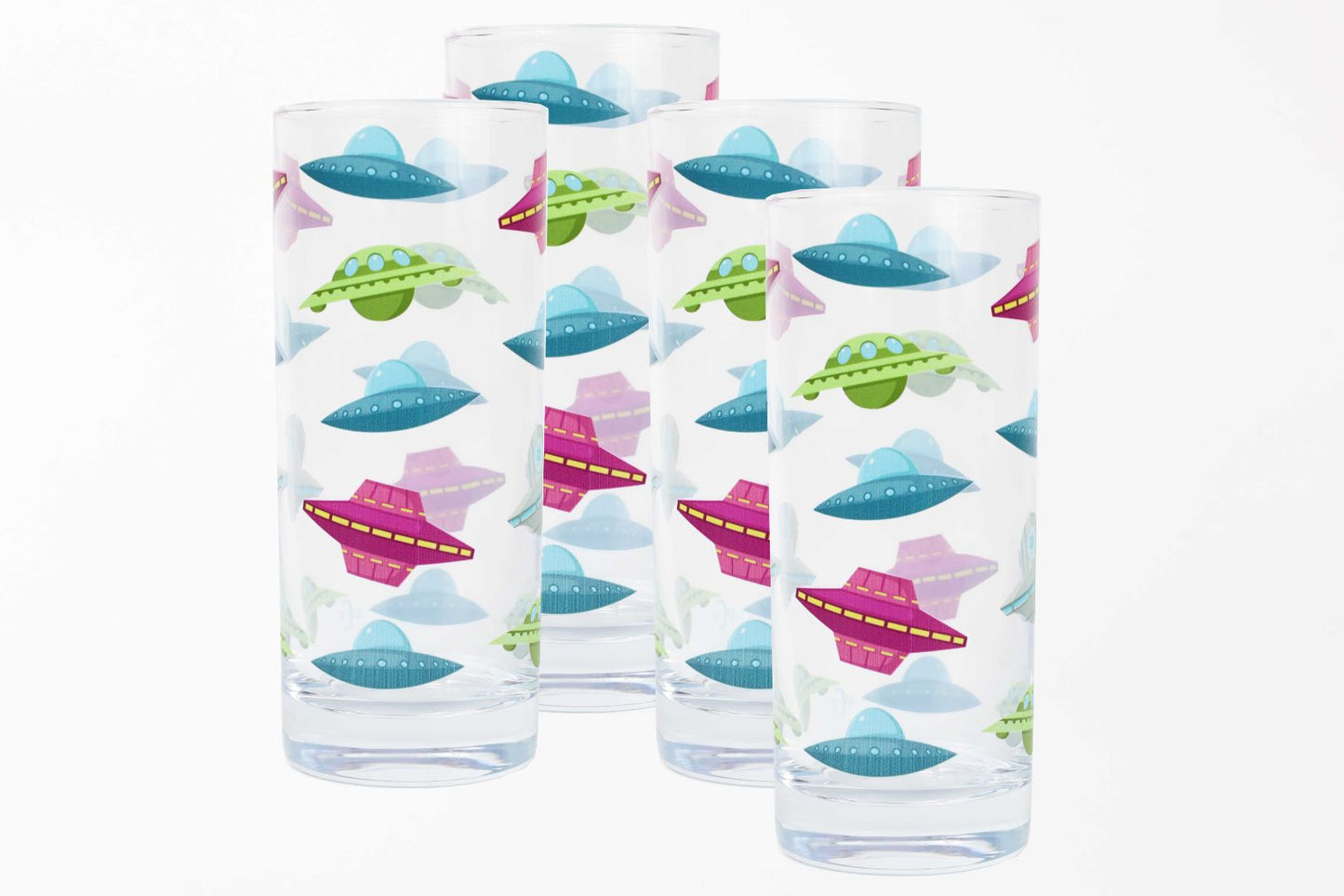 4-Piece Roswell 11.5oz Acopa Collins Glass Set